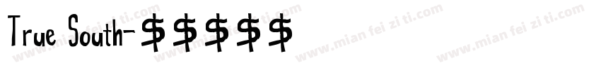 True South字体转换